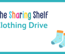 The sharing shelf clothing drive