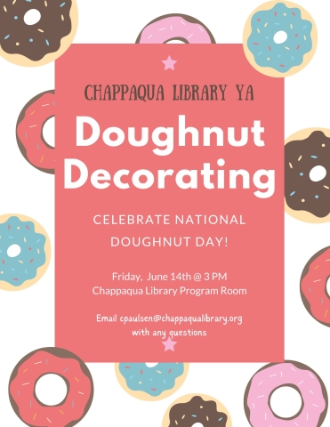 Join us on June 14th to decorate festive doughnuts!