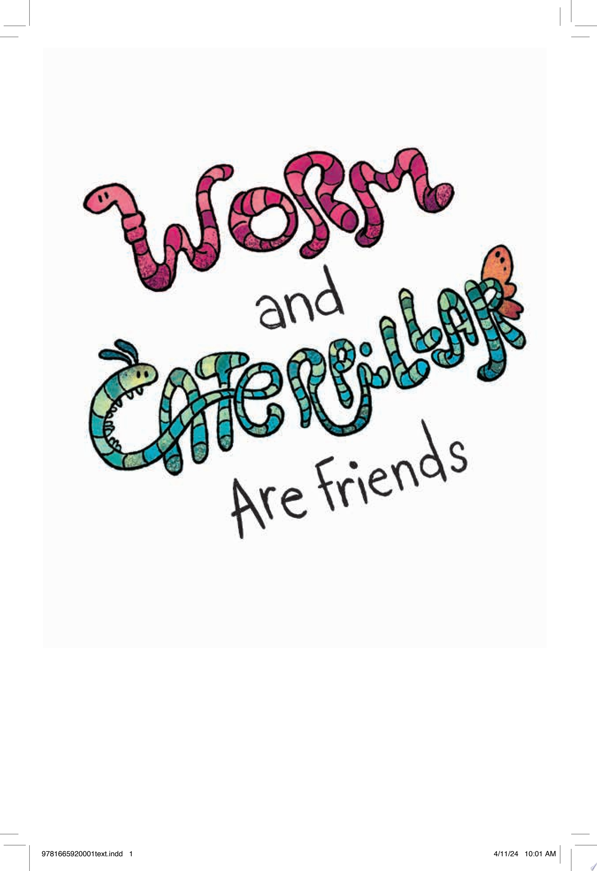 Image for "Worm and Caterpillar Are Friends"