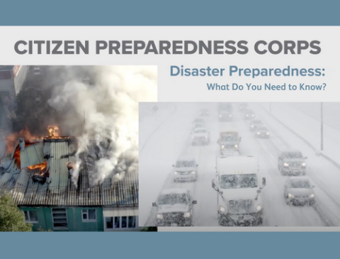 Disaster preparedness, Citizen Preparedness Corps