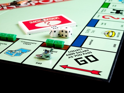 Picture of Monopoly game