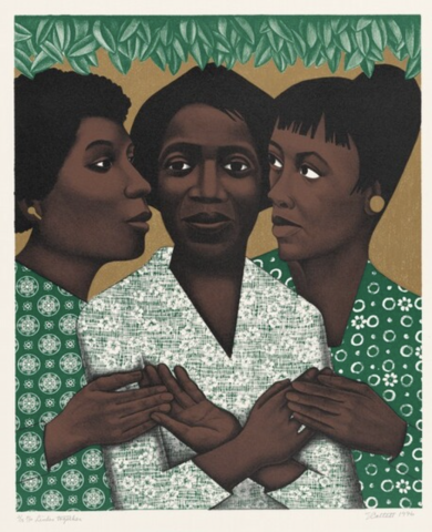 Elizabeth Catlett painting