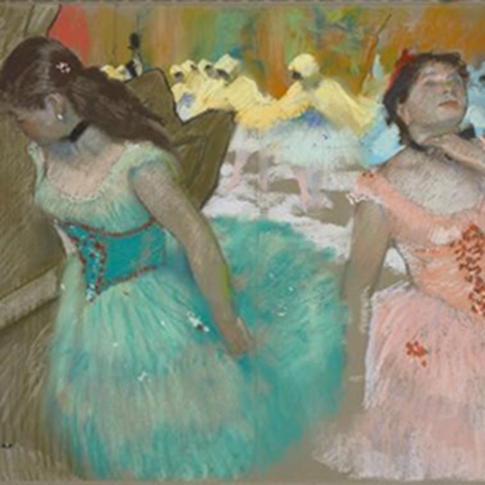 degas painting ballerina